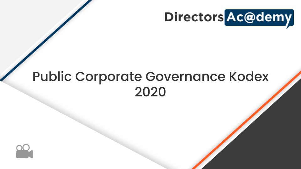 „Public Corporate Governance Kodex 2020“